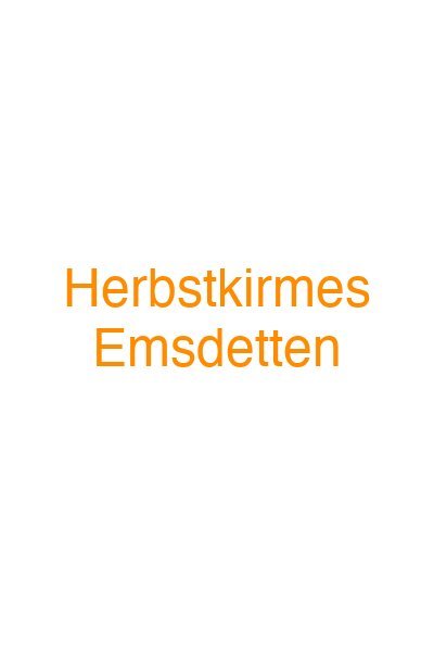 Herbstkirmes Emsdetten