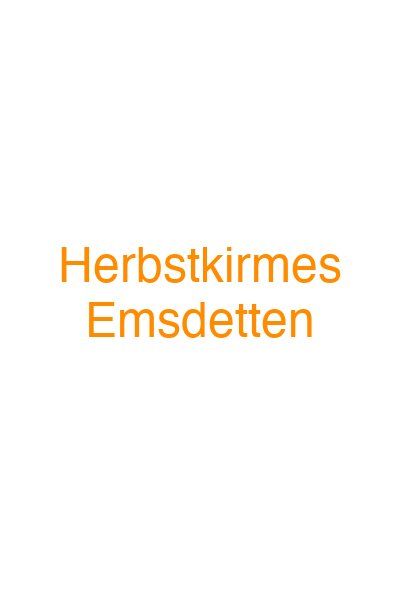 Herbstkirmes Emsdetten