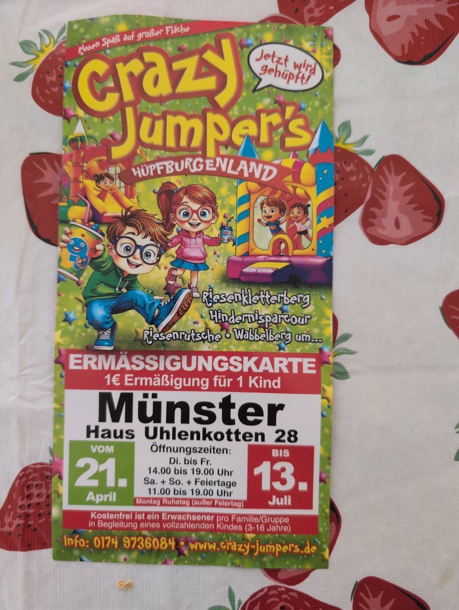Crazy Jumper's Hüpfburgenland – Münster