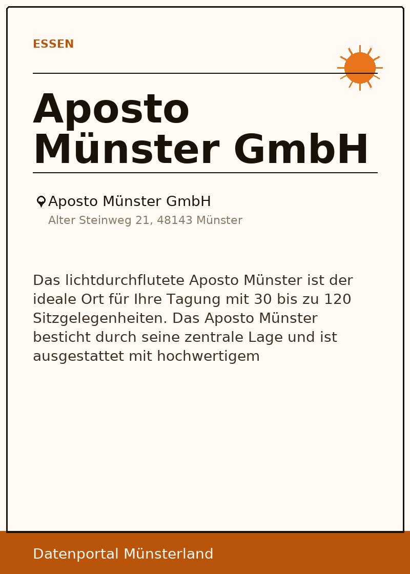 Aposto Münster GmbH