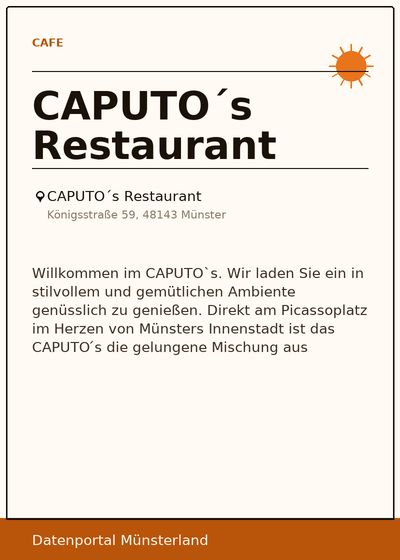 CAPUTO´s Restaurant