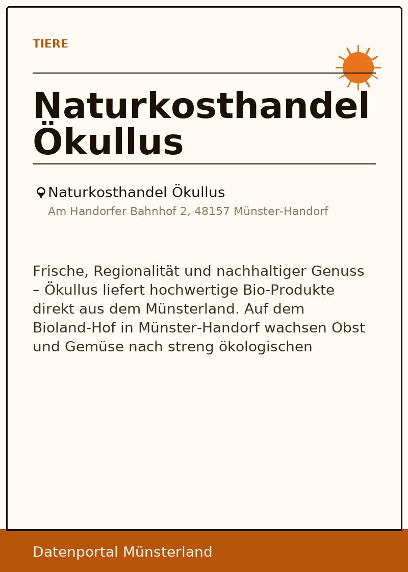 Naturkosthandel Ökullus