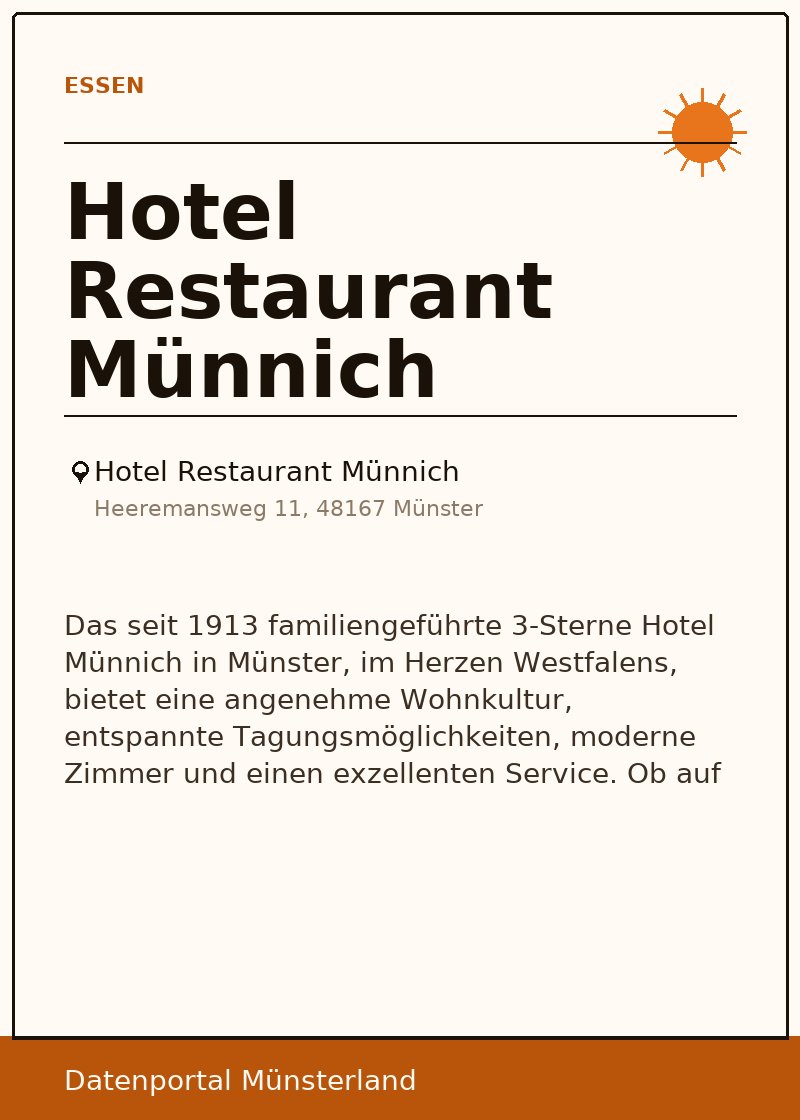Hotel Restaurant Münnich