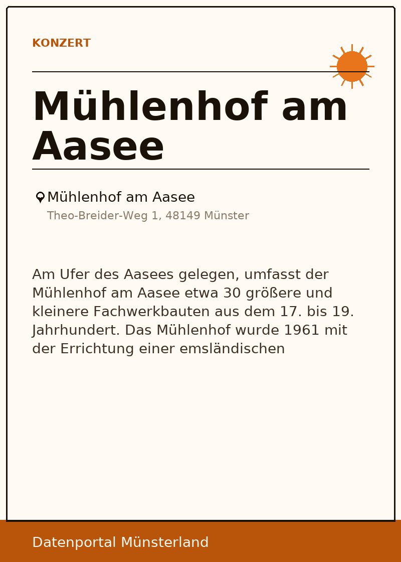 Mühlenhof am Aasee
