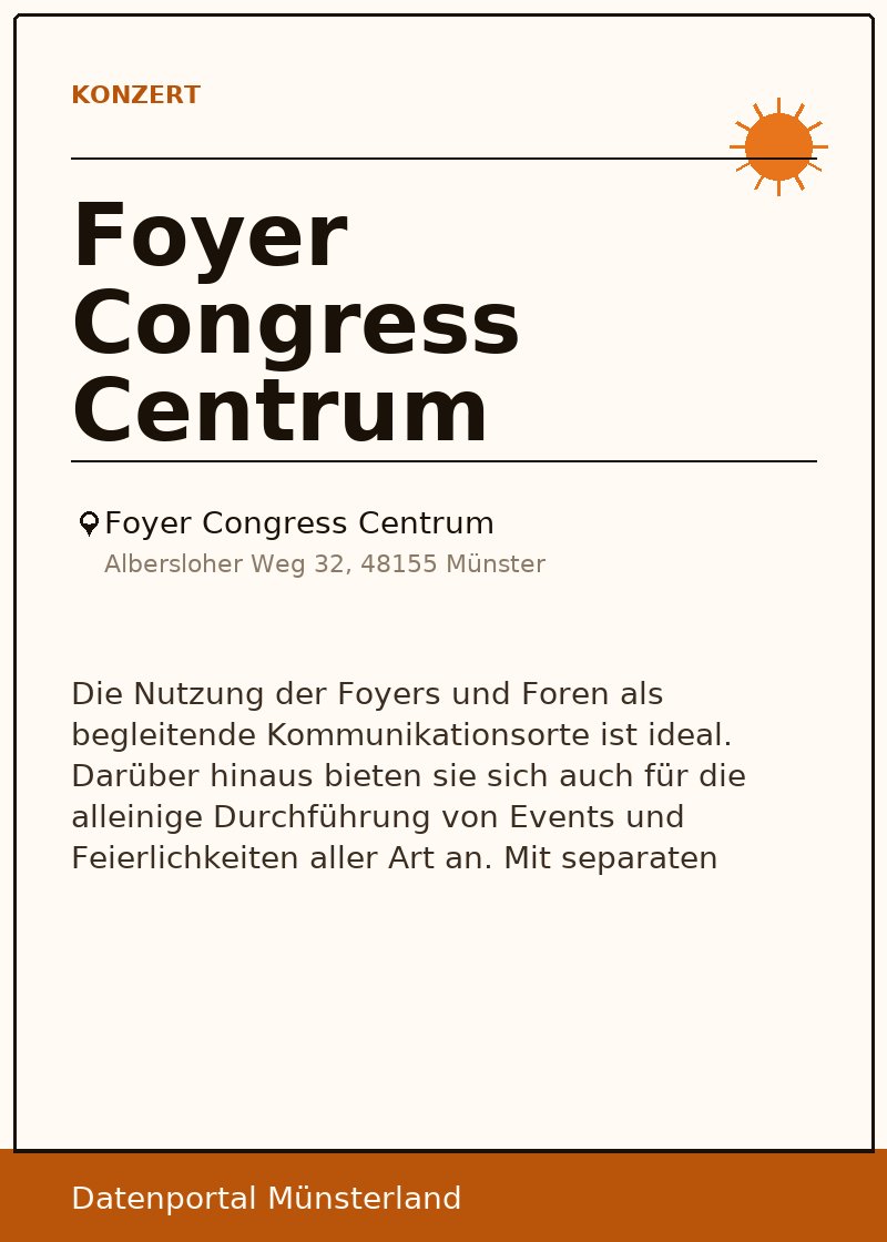 Foyer Congress Centrum