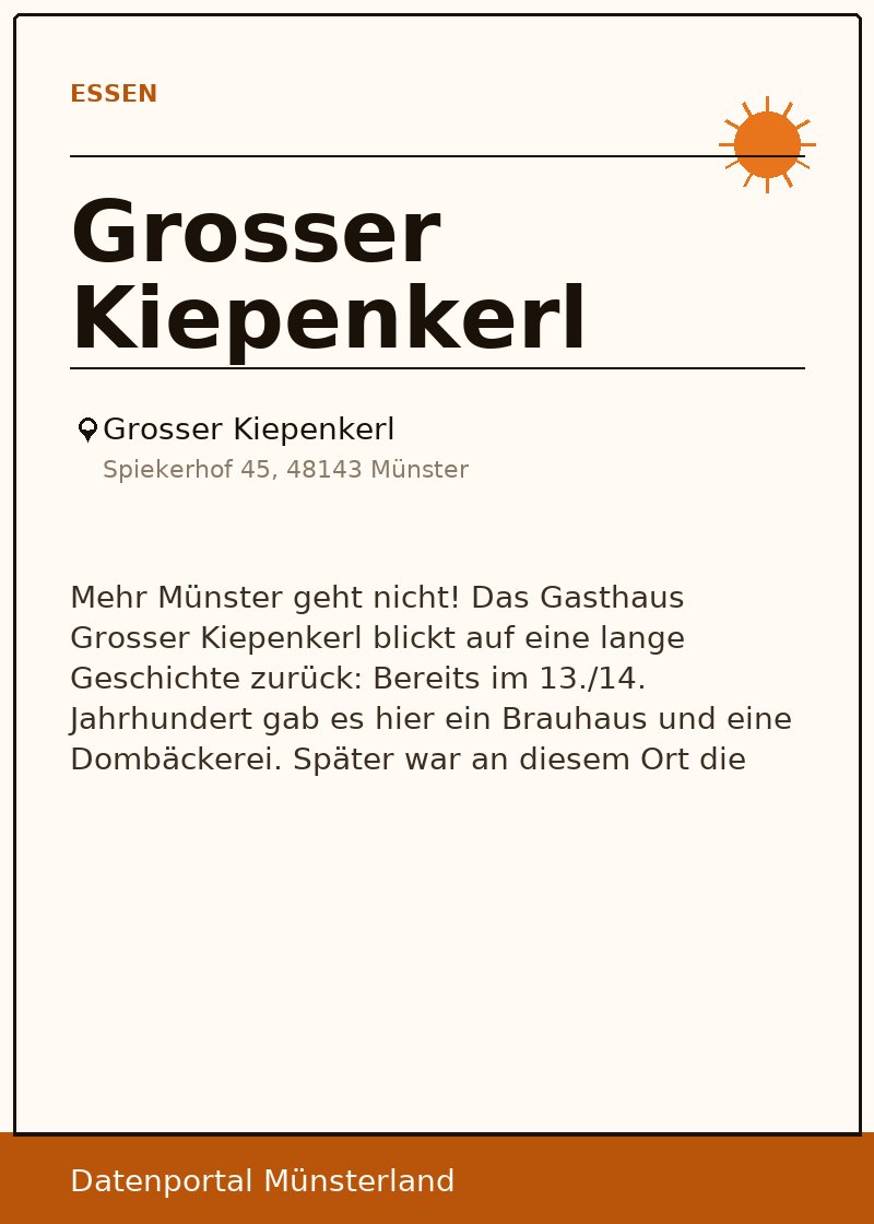 Grosser Kiepenkerl