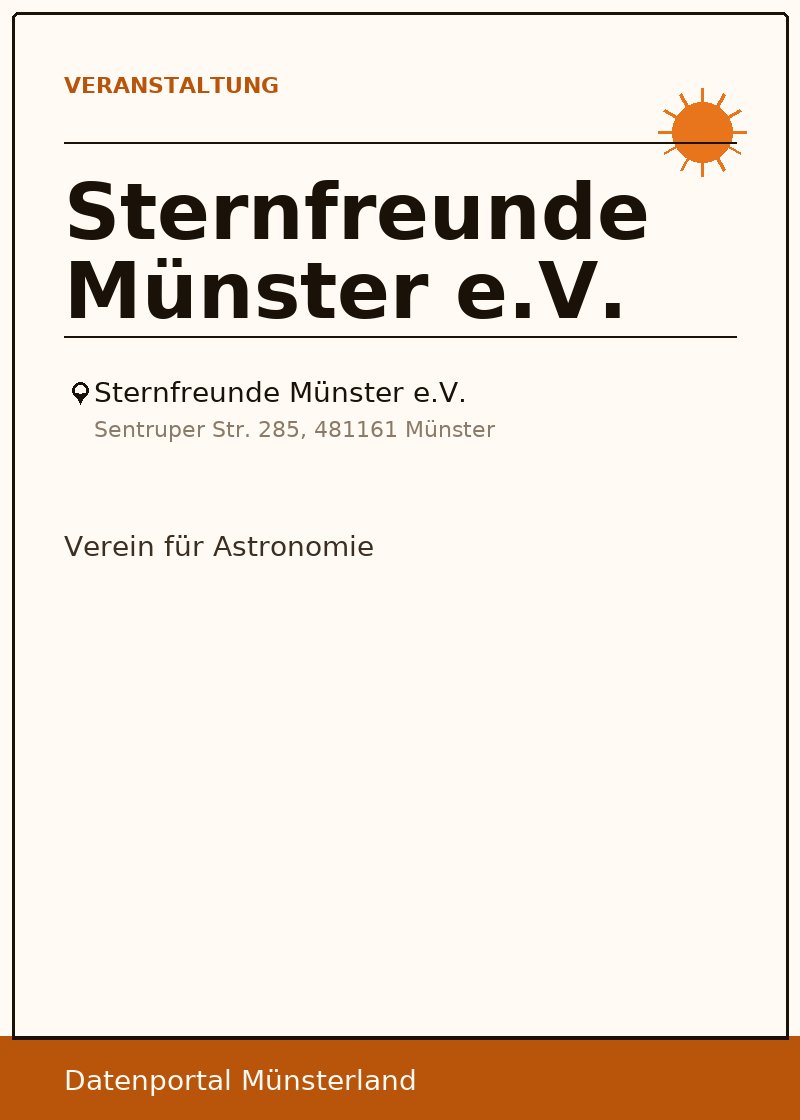 Sternfreunde Münster e.V.