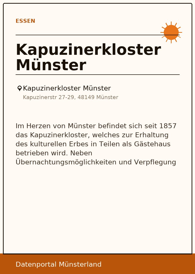 Kapuzinerkloster Münster