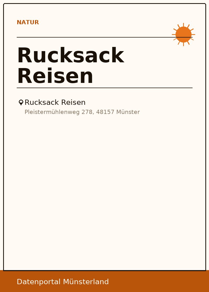 Rucksack Reisen