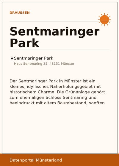 Sentmaringer Park