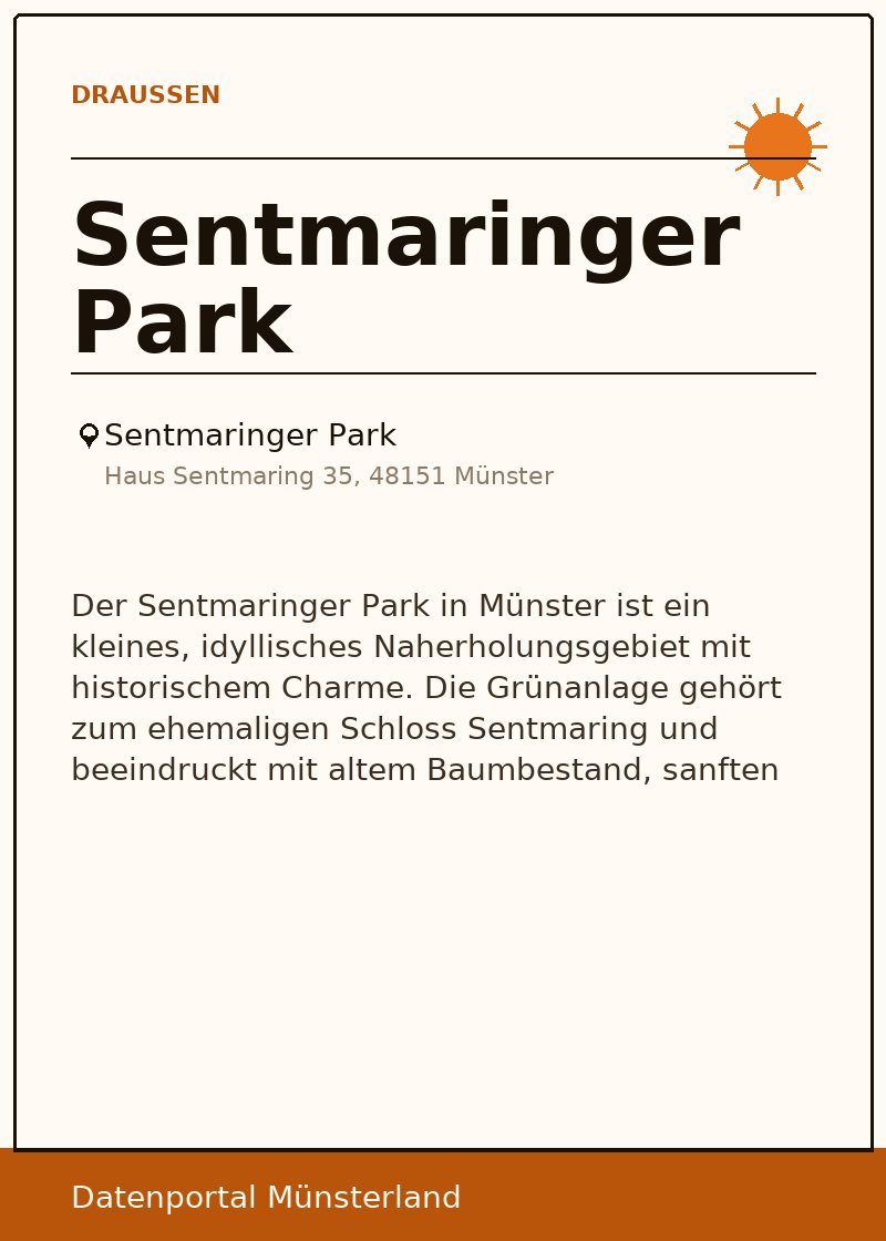 Sentmaringer Park