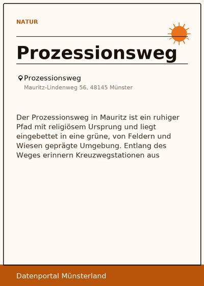 Prozessionsweg