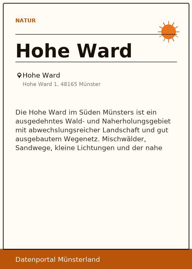 Hohe Ward