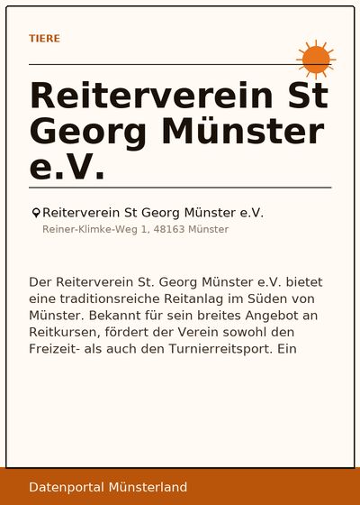 Reiterverein St Georg Münster e.V.