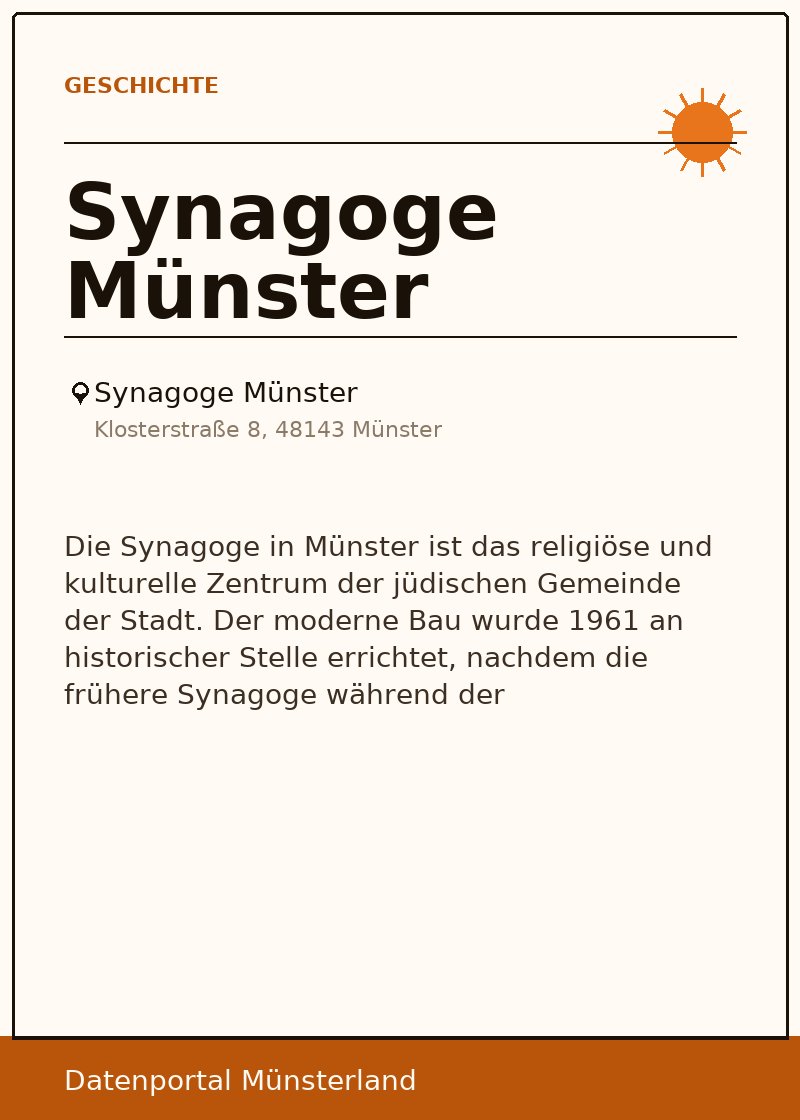 Synagoge Münster