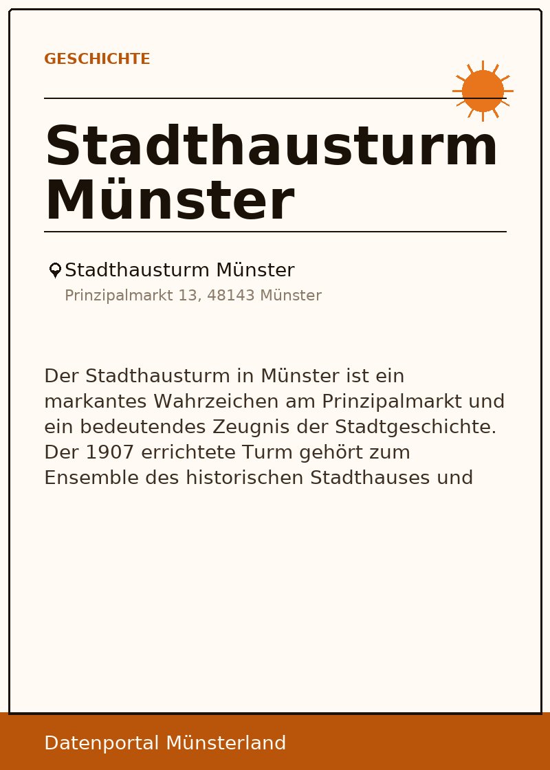 Stadthausturm Münster