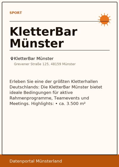 KletterBar Münster