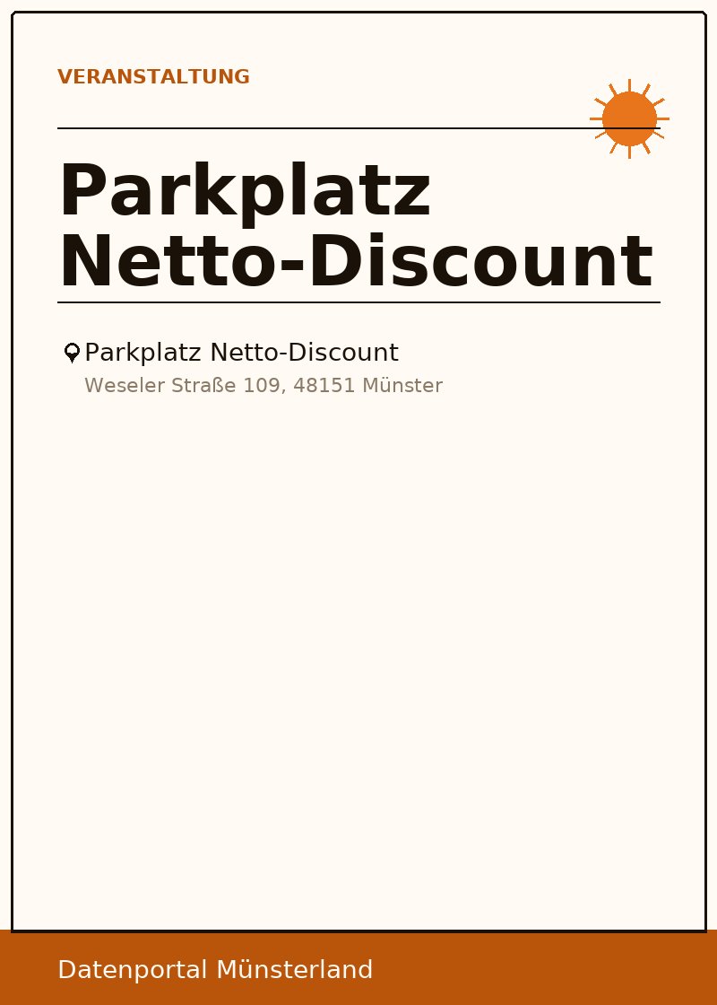 Parkplatz Netto-Discount