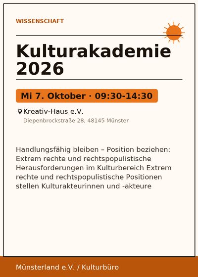 Kulturakademie 2026