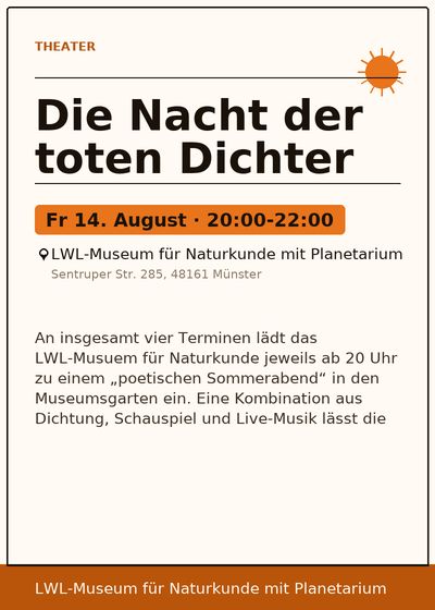 Die Nacht der toten Dichter