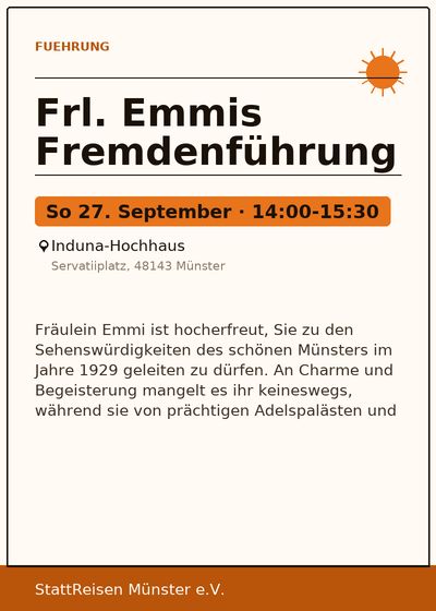 Frl. Emmis Fremdenführung