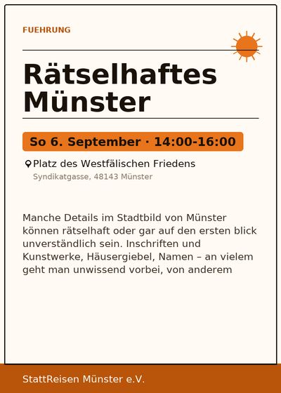 Rätselhaftes Münster