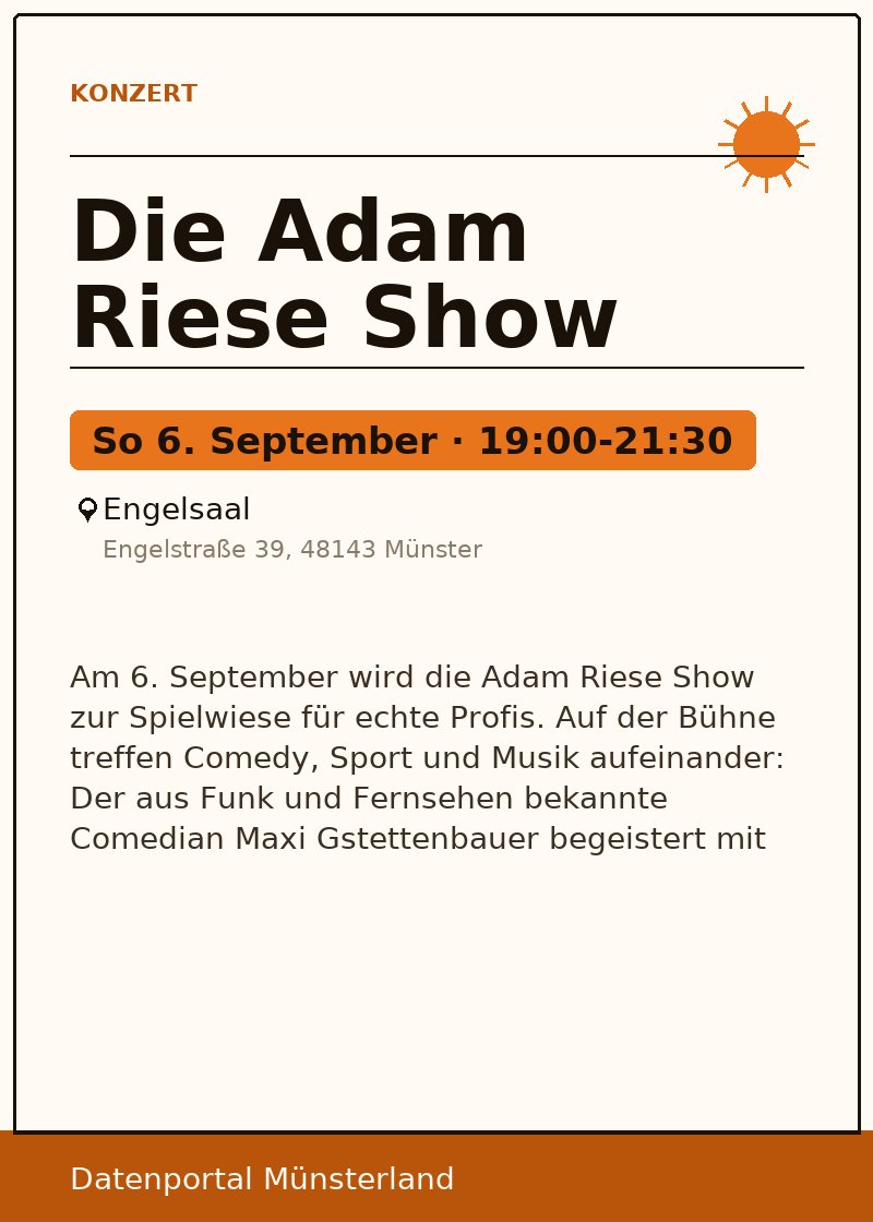 Die Adam Riese Show