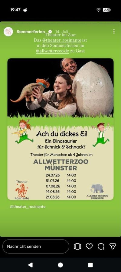 Ach du dickes Ei! Ein Dinosaurier für Schnick & Schnack?